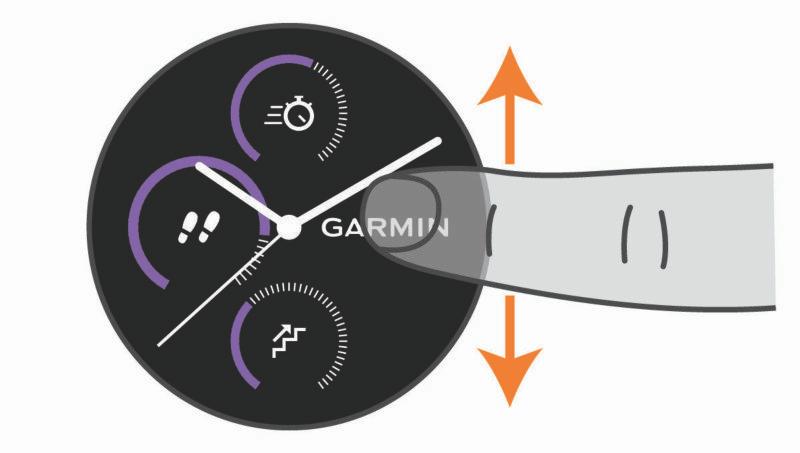 Adımlar: Günlük adım sayınızı, adım hedefinizi ve önceki günlerin verilerini takip eder. Stres: Mevcut stres seviyenizi ve stres seviyenizin bir grafiğini görüntüler.