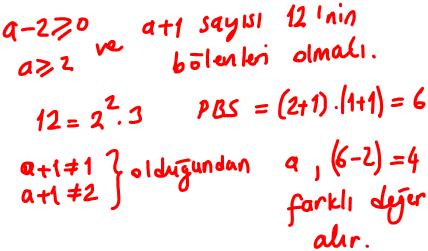 sayıların toplamı kaçtır? 7.