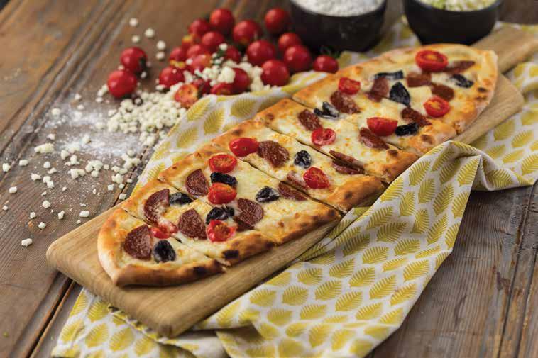 Pizzalar LUPPA FIRINDAN ISPANAKLI KAŞARLI PİDE Mozzarella peyniri, tatlandırılmış körpe ıspanak, dil peyniri, kiraz domates LUPPA FIRINDAN MANTARLI & KÖY BİBERLİ PİDE Mozzarella