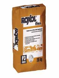 Roxol Flex Kendinden Yayılan Esnek Şap Çevre dostu katkı maddeleri ve polimerler ile takviye edilerek hazırlanmış, yüksek düzeyde akışkan, kısa sürede donarak kullanıma hazır halen gelen, 3 ile 30 mm