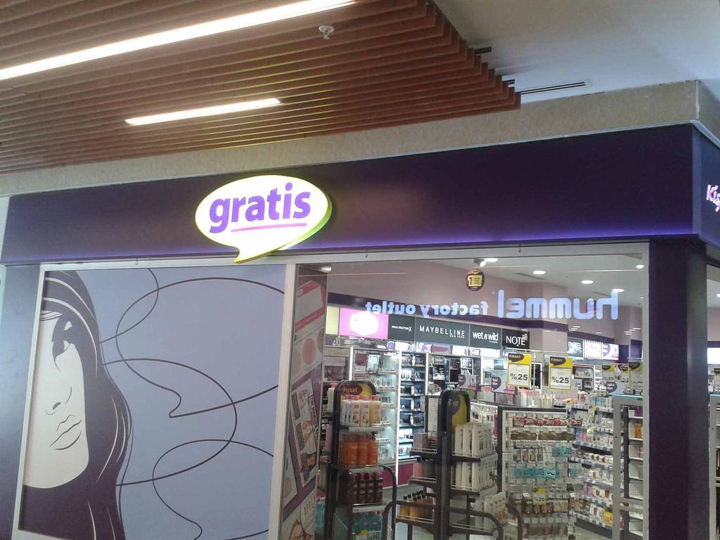 TÜRKİYE 2017 İSTANBUL STARCITY GRATIS TÜRKİYE 2017 GRATIS GRATIS 250 m² Alışveriş Merkezi Mağazanın ısıtmasoğutma sistemleri,