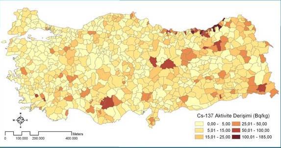 Türkiye Çevresel Radyasyon Atlası ne gösteriyor?