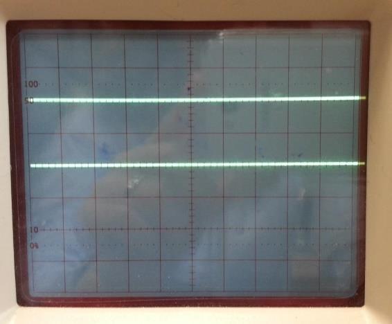 1V, prob=10x1) Soru: Analog osiloskop ekranında görülen doğru akım