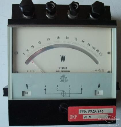 Wattmetrenin 1-fazlı devreye bağlantısı: 1 yada 2 bağlantısı kullanılarak wattmetre devreye yukarıdaki şekildeki gibi bağlanır. Wattmetre ile yüke aktarılan güç ölçülür.