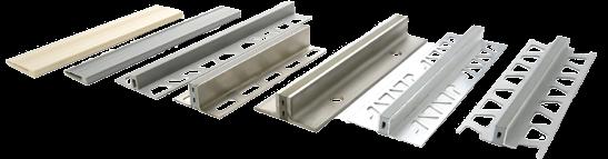 systems of different structures. Arfen; Stainless, aluminum and PVC options.
