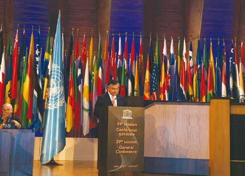 UNESCO 39. Genel Konferansı Millî Eğitim Bakanı Sayın Dr. İsmet YILMAZ 39.