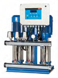 ÜÇ POMPALI, ÇOK KADEMELİ, DİK MİLLİ İDROFORLAR ( 3 KO-25 SERİSİ ) idroforlarda Teslimat Kapsamında Olan Ürünler Elektronik panel Susuz çalışmaya karşı (moment) alt akım koruması Faz hata ve faz sıra