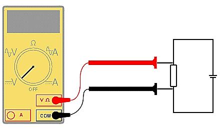 Direnci ölçülecek eleman tek basina olmalidir (devreden çikartilir ve içinden herhangi bir akım geçmez). 3. Multimetrenin uçlari elemanin uçlarina paralel olarak baglanir.