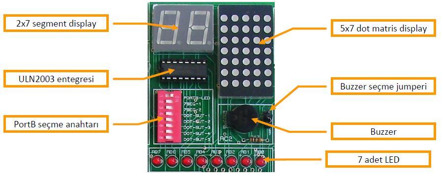 Programlanacak olan PIC e uygulanması gereken data ve clock girisleri de bu mikrodenetleyici vasıtasıyla yapılır. Tüm bu isleri PIC içerisindeki özel bir program yürütmektedir.