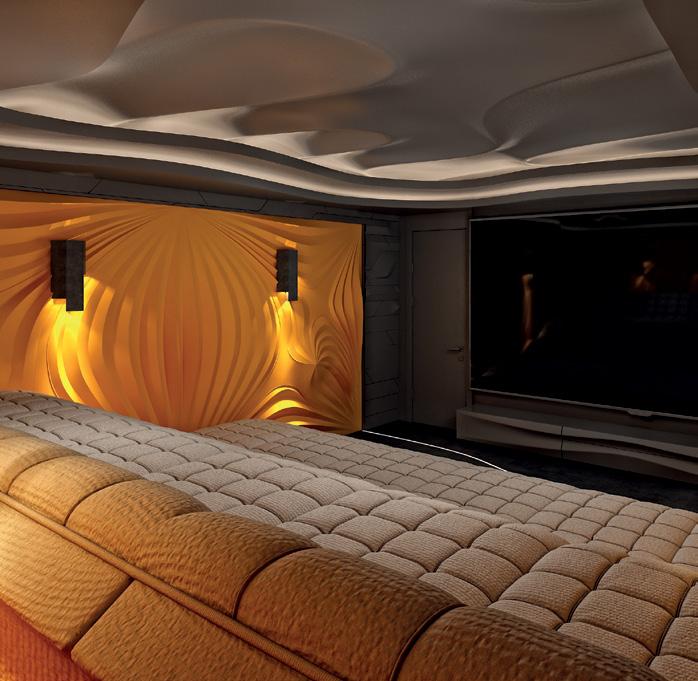 Sinema Odası Kusursuz konforuyla sinema keyfi Film keyfinizi sıra dışı tasarımıyla