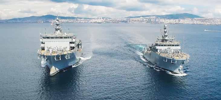 TCG ALEMDAR/ TCG IŞIN geliştirilmesi için bazı askeri gemi projelerinin özel sektör tersanelerinde inşa edilmesinin sağlanması olmuştur.