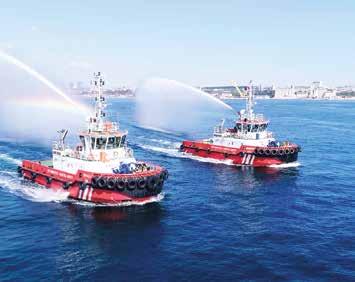 DENİZ SEKTÖRÜ Tuzla Sedef Tersanesi nde başladı. Türk Loydu klası altında inşaatı gerçekleşen Üsküdar Valide Sultan Gemisi, 40 ton yakıt kapasitesiyle 12,4 deniz mili hızda servis sağlıyor.