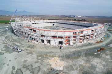 HATAY STADYUMU PROJESİ TOKİ tarafından inşa ettirilen Hatay Stadyumu 25.000 seyirci kapasitelidir. Projede toplam 2.