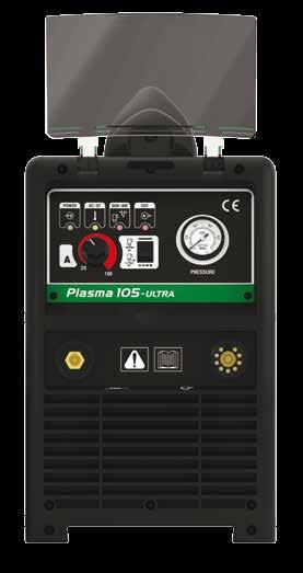 Askaynak Plasma 105-Ultra Plazma Kesme Makinesi Teknik Özellikler Kesime Hazır Uyarı Lambası Torç Hava Basıncı Uyarı Lambası Basınç Göstergesi Aşırı Yük Sıcaklık Uyarı Lambası Güç Göstergesi Lambası