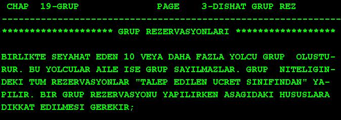 Yanıt: Açılan ekranda alfabetik olarak konu bölümlerinin indeksi çıkar.