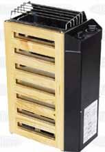 Sauna ve Buhar Ekipmanları / Sauna & Stieam Equipments Mini Sauna Isıtıcısı Ahşap Korumalı Üzerinden Kumandalı Sauna Heaters Mini, Control Box Build In Gücü KW Power MS-01 3 MS-02 3,6 Renk Colour