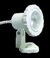 Light Mini Lamp 1 - - 30 Mini kovanlı su altı aydınlatma lambası beton havuzlar için çerçevesi ve kovanı ABS plastikten mamul halojen ampul 2 mt.