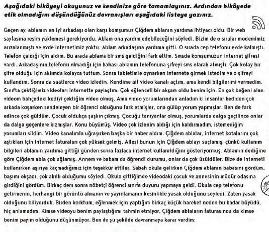 Başkasına ait telefonu izinsiz almak Başkasına ait telefondaki mesajları izinsiz okumak Başkasına ait şifreyi ele geçirmek ve kullanmak Yaşı uygun olmadan üyelik