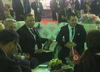 Türkiye den 40 kuruluşun katılım yaptığı etkinliğe, Fildişi Sahili, Moritanya ve Katar dan resmi heyetler ile ABD, Fransa, Fas ve Cezayir den de toplam 520 şirketin katıldığı ifade