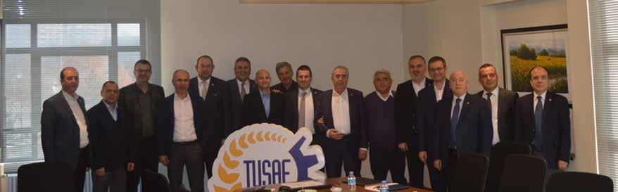 TUSAF Yönetim Kurulu 15 Aralık 2017 tarihinde aylık yönetim kurulu toplantısını Anadolu Un Sanayicileri Derneği ile birlikte Ankara da Federasyon merkezinde gerçekleştirdi.