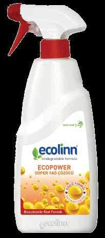 clean 6149 Ecolinn Ecopower Genel Hijyen 650 ml (Sprey) ECOPOWER Genel Hijyen Sprey; etkin bileşimiyle temizlik hoş koku ve hijyen tek bir üründe buluştu.