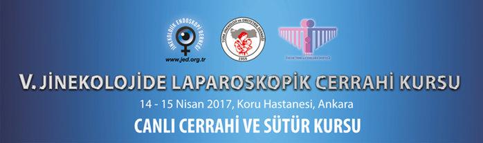 3 - DERNEĞİMİZDEN HABERLER JED 14-15 Nisan 2017 de Ankara da Ankara da Derneğimizin desteği ile gerçekleştirilen ve artık geleneksel hale gelen Jinekolojik Laparoskopi kursunun 5.