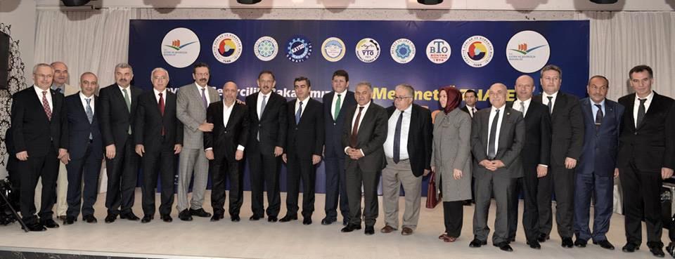 Başkanımız Adnan Aydın, il ve ilçe odalarının meclis üyeleri katıldılar.