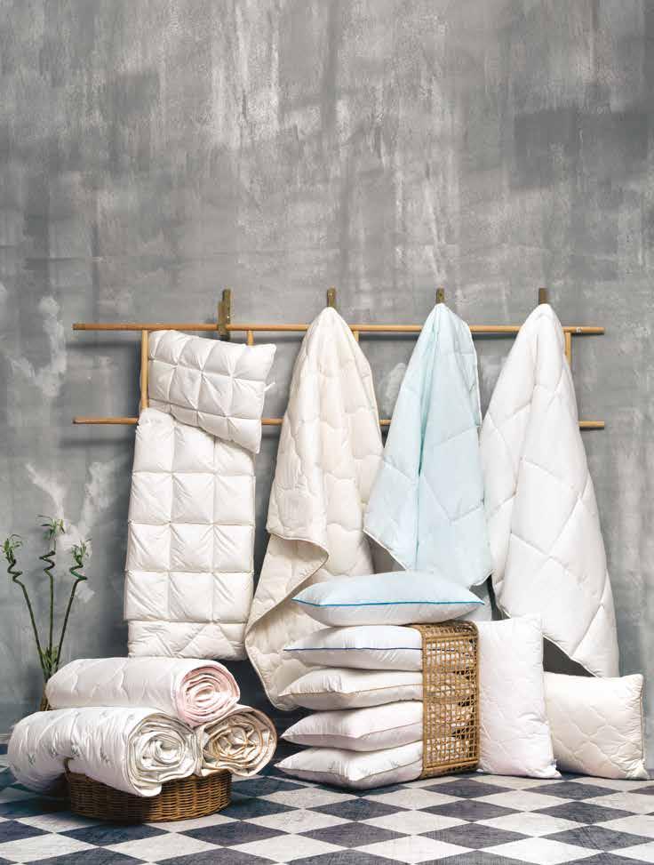 Yastık ve yorganlarda ETiKETiN YARISI Yenilikleri ile Beyaz Ev Tekstili ürünlerine yön veren Yataş, standart ürünleri, Dacron ürünleri ve vücudunuzu
