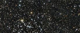 İkizler parselinde Castorun altındaki yıldızlar grubu içinde M35 Açık yıldız