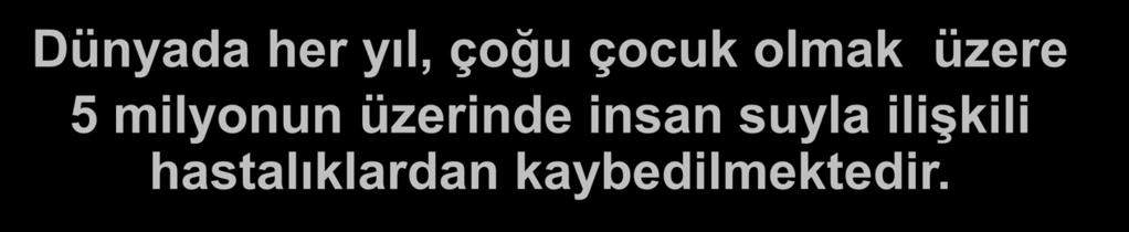 Dünyada her yıl, çoğu çocuk