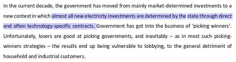 İngiltere - Cost of Energy: Helm Report Enerji maliyetleri olması gerekenden daha yüksek (toptan satış fiyatları değil) Enerji politikası, düzenlemesi ve piyasası düşük karbonlu sistem için hazır