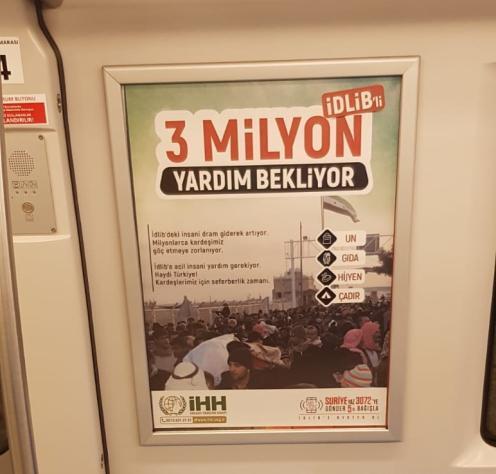 İHH METRO VAGON İÇİ