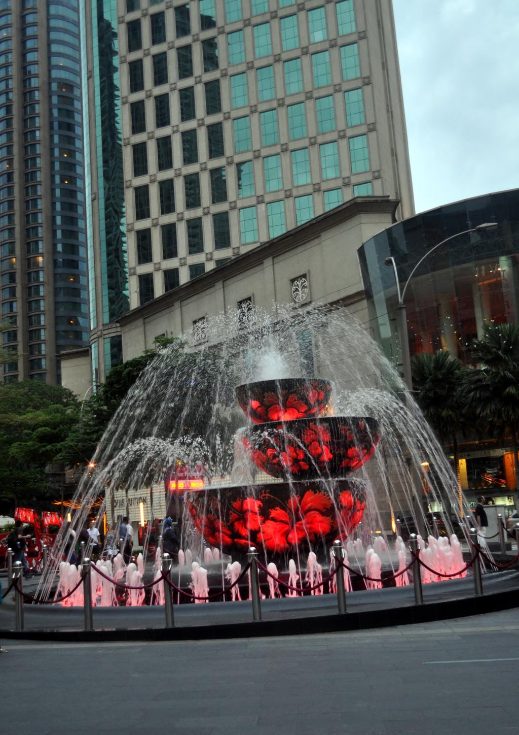 Pavillion Fountain Kualalumpur / Malaysia