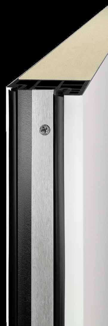 ÜRÜN YELPAZESI Çelik / alüminyum ev kapısı Thermo65 U D değeri 0,87 W/(m² K)* ye kadar RC 2 Sertifikalı Güvenlik Opsiyonel Üstün Thermo65 ev kapıları, tam yüzeyli iç görünümü sayesinde, evinizin
