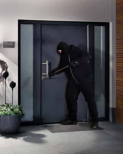 6 7 Hırsızlık engelleyici kilit Güvenli camlar Kendi evinizde ailenizle birlikte kendinizi güvende hissetmelisiniz.