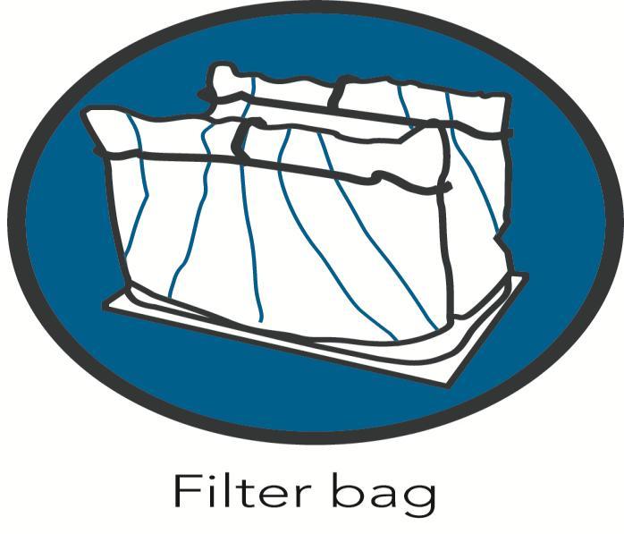 filtre torbası, 50&70 micron ve 100