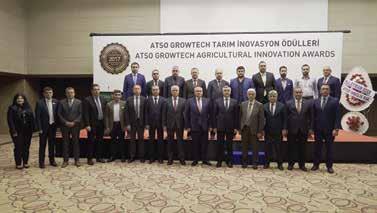 ATSO Growtech Tarım İnovasyon Ödülleri ATSO Growtech Agricultural Innovation Awards Growtech Fuarı kapsamında düzenlenen, 2017 ATSO GROWTECH Tarım İnovasyon ödülleri kapsamında dereceye giren