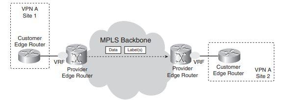 koşmak zorunda değillerdir. Bu durumda BGP algoritmasını sadece Edge MPLS Router lar koşmaktadır.