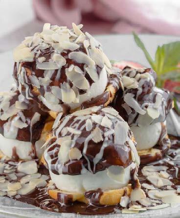Profiterol Çikolatalı Tart Vanilyalı dondurma Dondurmalı Çikolatalı