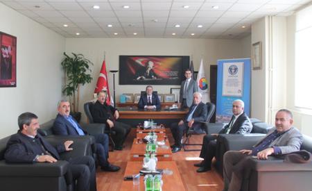 ERCİŞ TSO ZİYARETİ Erciş Ticaret ve Sanayi Odası Yönetim Kurulu Başkanı İzzet Yağar