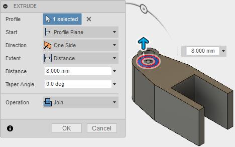 yüzeye yeni bir sketch açıp daireler