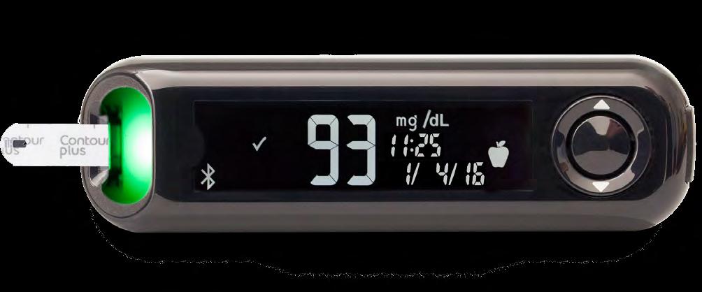 5. Test sonuçlarınız Kan şekeri ölçümünüz tamamlandığında ölçüm cihazınız sonucunuzu birimler, saat, tarih, yemek işaretleri (seçiliyse) ve hedef işareti ile