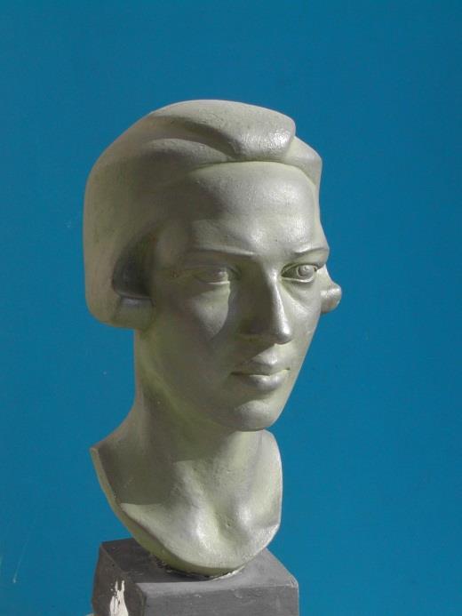 Bronz, 60x44x29 cm.