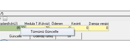 Gerekli düzeltmeler yapıldıktan sonra (Fiyat farkları kontrol edilmelidir. Fiyatın neden eksik ya da fazla geldiği tespit edilmelidir.) fiyat eşitlemesi yapılmalıdır.