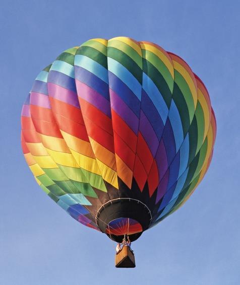 Bir sıcak hava balonu, balonun içerisindeki ve dışındaki hava sıcaklıklarının farkına göre kumanda edilir.