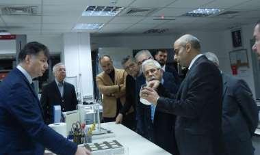 Mustafa Öztürk ve Mesleki Hizmetler Genel Müdür Yardımcısı Atila Erenler 9 Aralık 2017 de İZODER ve TEBAR A.