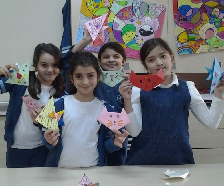 Origami Kategori: Dönüşümlü Alanı: Görsel Sanatlar Kulüp Lideri: Tülay DAMGALI Kulüp İhtiyaçları - Çeşitli ebatlarda ve renklerde origami kağıtları.(malzemeler Öğrenciler tarafından karşılanacaktır.