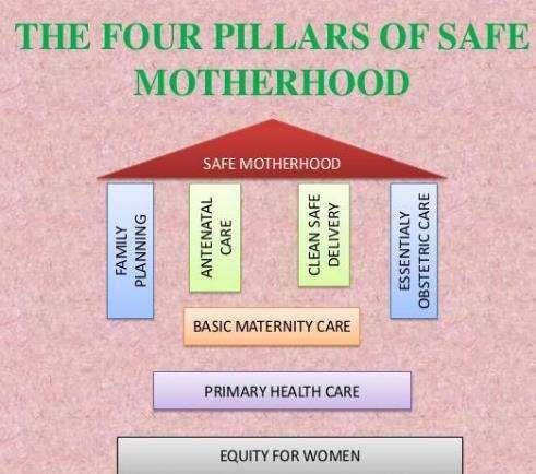 Bütün bu olumsuzluklar üzerine 1987 de DSÖ, Anne ölümlerini azaltmak için Güvenli Annelik Programı nı başlattı. Bu Program ile hem anneler hem de bebekler hedeflenmektedir.