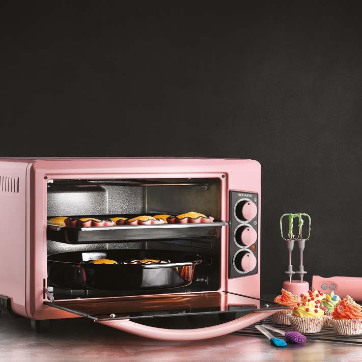 BACKOFEN Backofen Çift Camlı Fırın 1300 W Isıtma Gücü