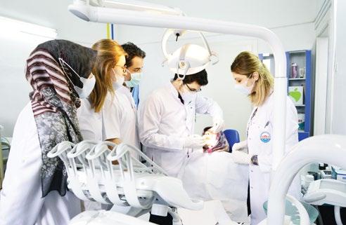 standartlarda ağız ve diş sağlığı hizmeti vermek için 2017-2018 akademik yılında öğrenci kabul etmeye başlamıştır.